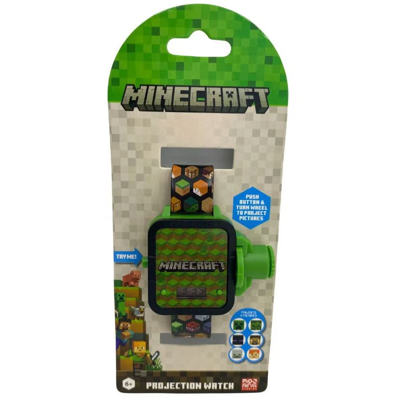 Accutime Smartwatch for Kids with Projector - Minecraft
