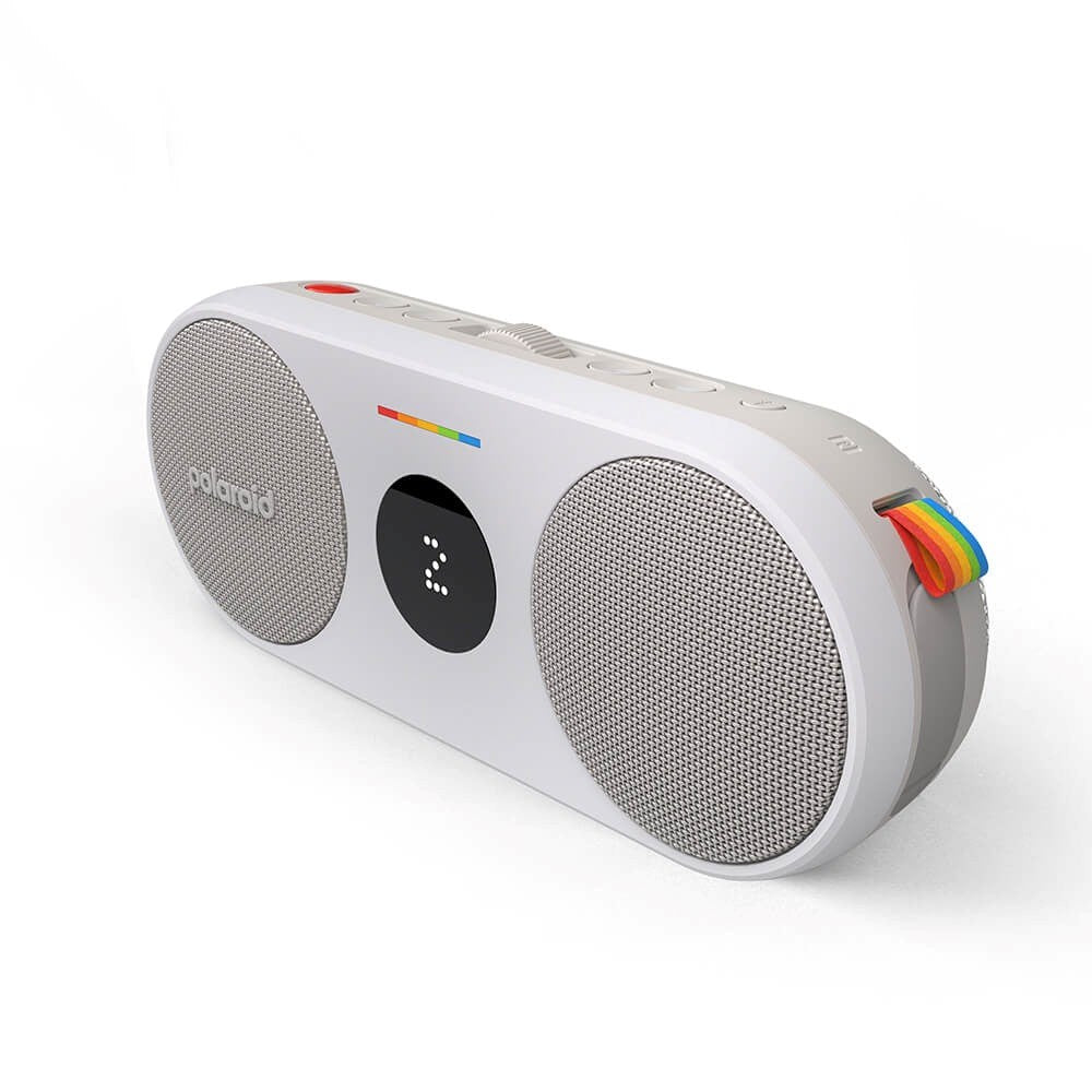 Polaroid Player P2 Portable Bluetooth Speaker - White / Grey