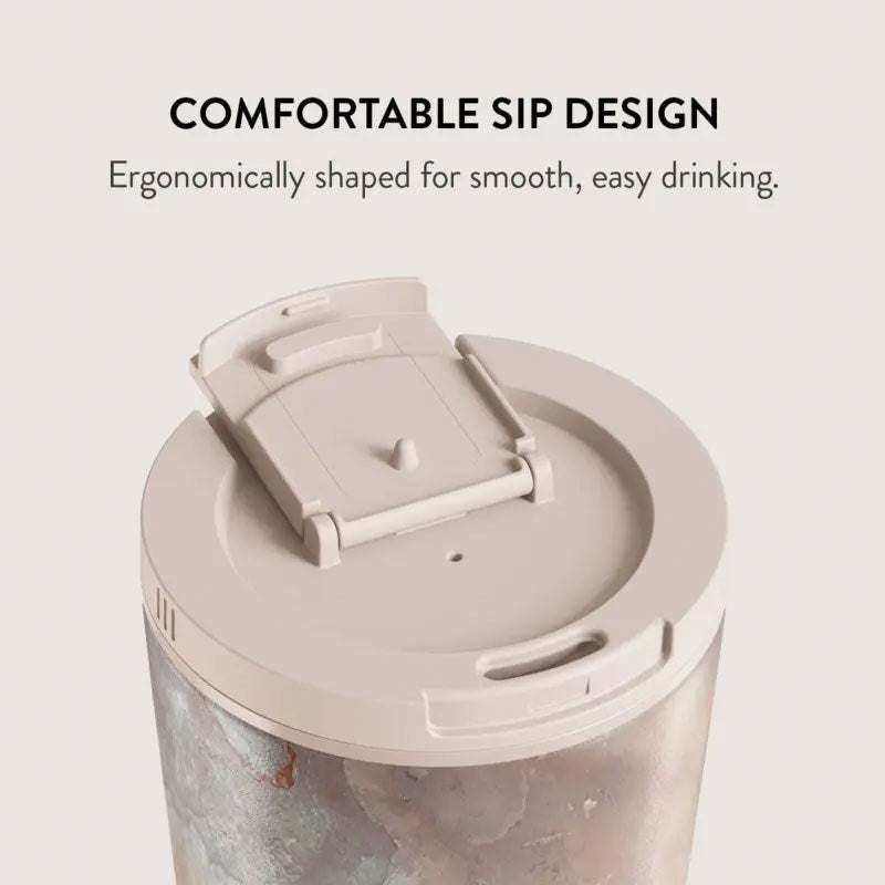 Burga Thermo Cup with Lid & Straw - 500ml - Serene Sunset