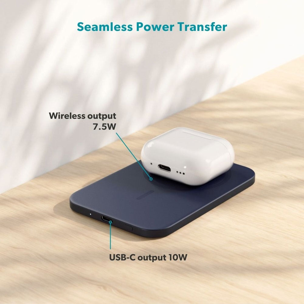 Epico UltraPack Slim 3,000mAh Wireless Powerbank - MagSafe / Qi2 Compatible - Dark Blue