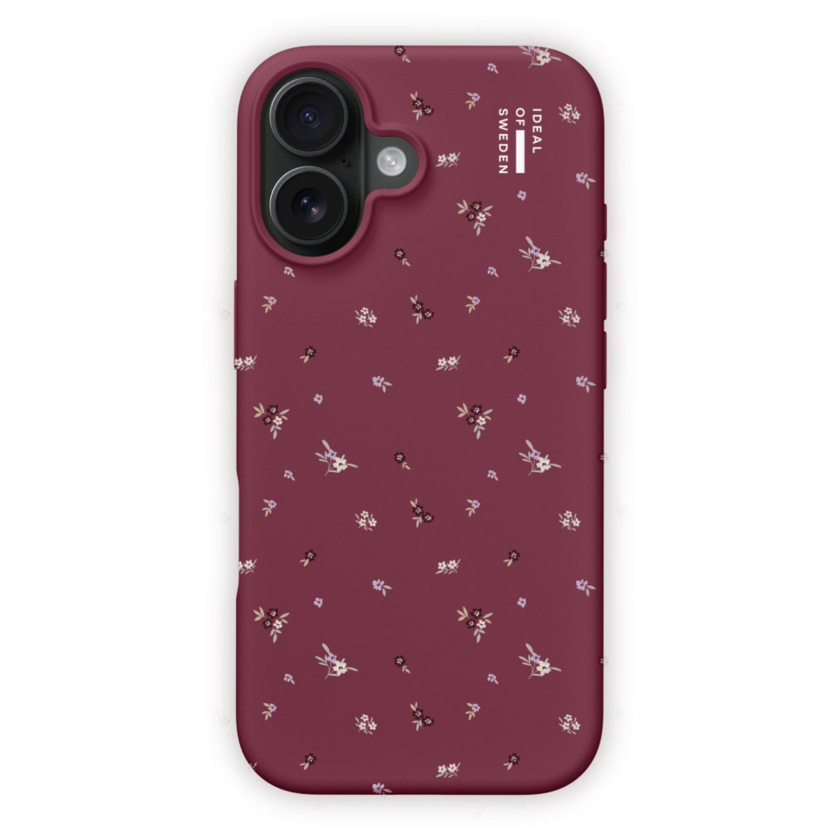 iPhone 17 iDeal Of Sweden Silicone Case - MagSafe Compatible - Fine Wine Bloom