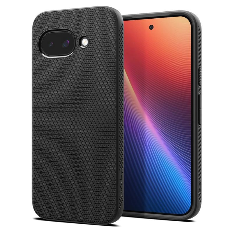 Google Pixel 9a Spigen Liquid Air - Flexible Plastic Case - Black