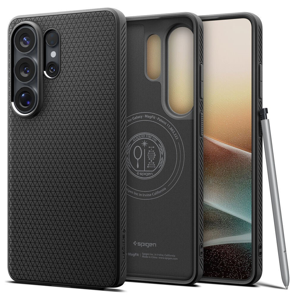 Samsung Galaxy S26 Ultra Spigen Liquid Air Case - MagSafe Compatible - Black