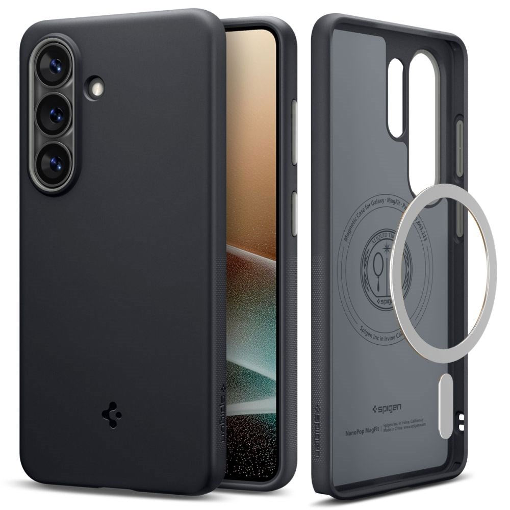 Samsung Galaxy S26 Ultra Spigen Nano Pop Hybrid Case - MagSafe Compatible - Black / Grey