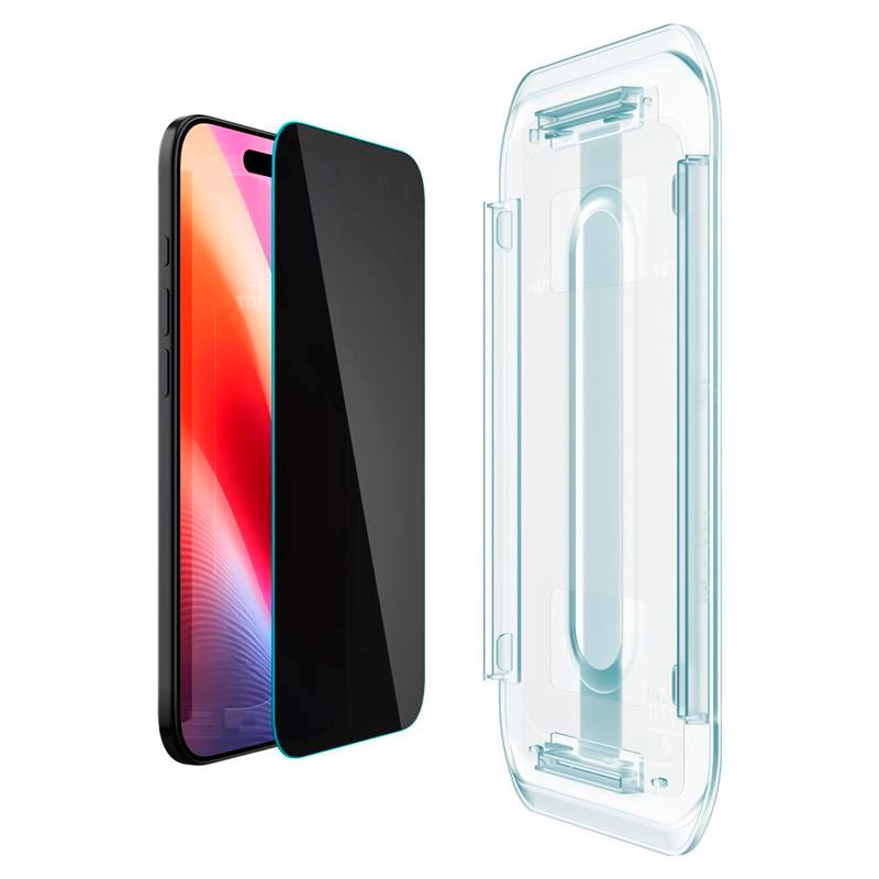 iPhone Air Spigen Glass tR EZ Fit Screen Protector Glass - Privacy Function - 2 pcs - Transparent