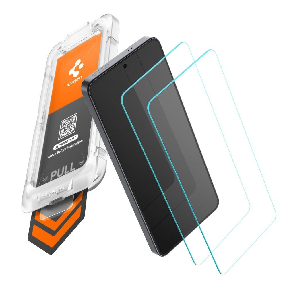 Samsung Galaxy S26+ (Plus) Spigen Glass tR EZ Fit Pro HD Screen Protection Glass - 2 pcs - Transparent