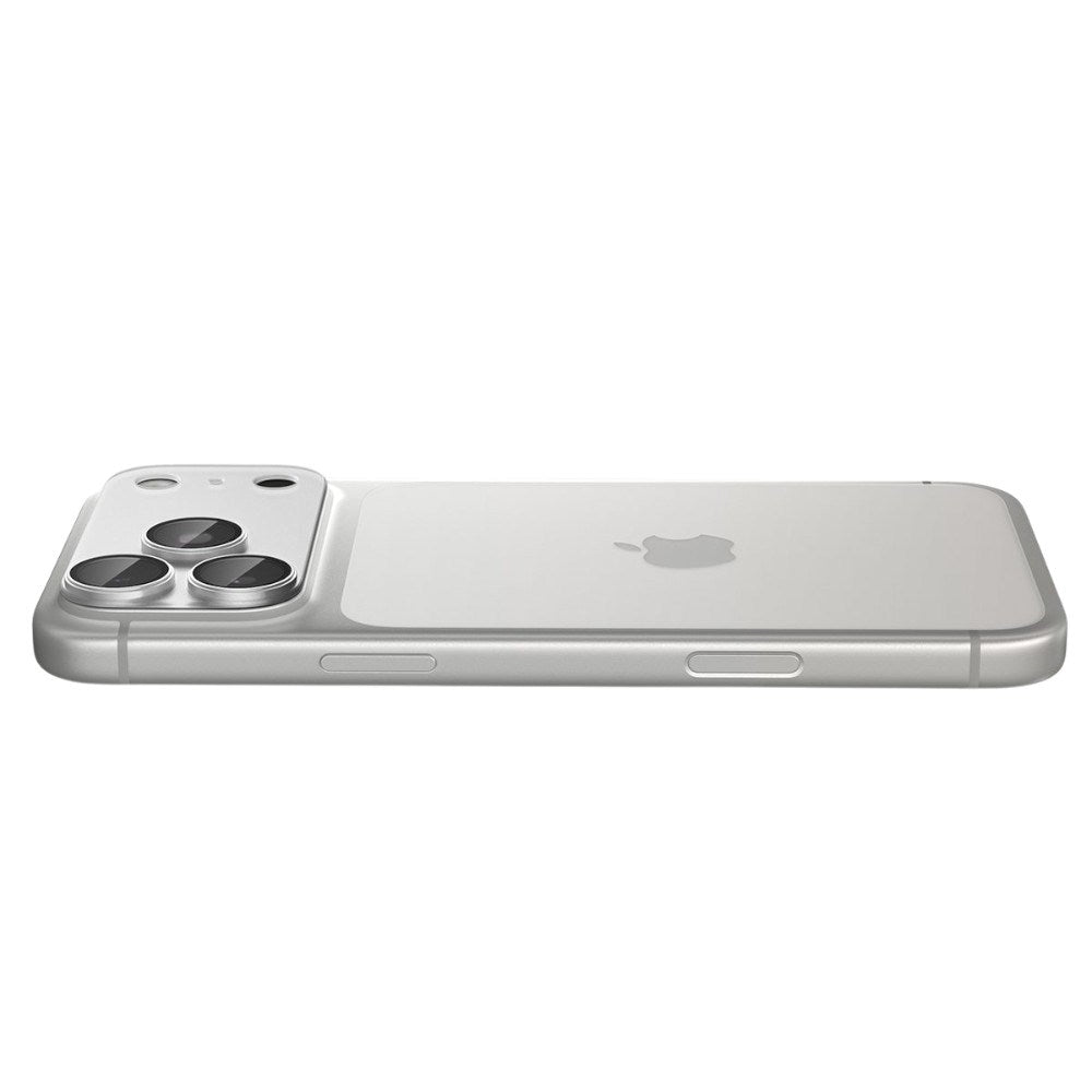 iPhone 18 Pro Spigen Glass tR EZ Fit Optik Pro XL Camera Lens Protector - Silver