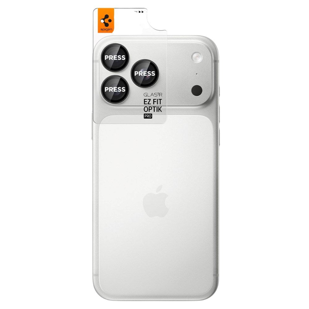 iPhone 18 Pro / 18 Pro Max Spigen Glass tR EZ Fit Optik Pro Camera Lens Protector - 2 pcs - Grey