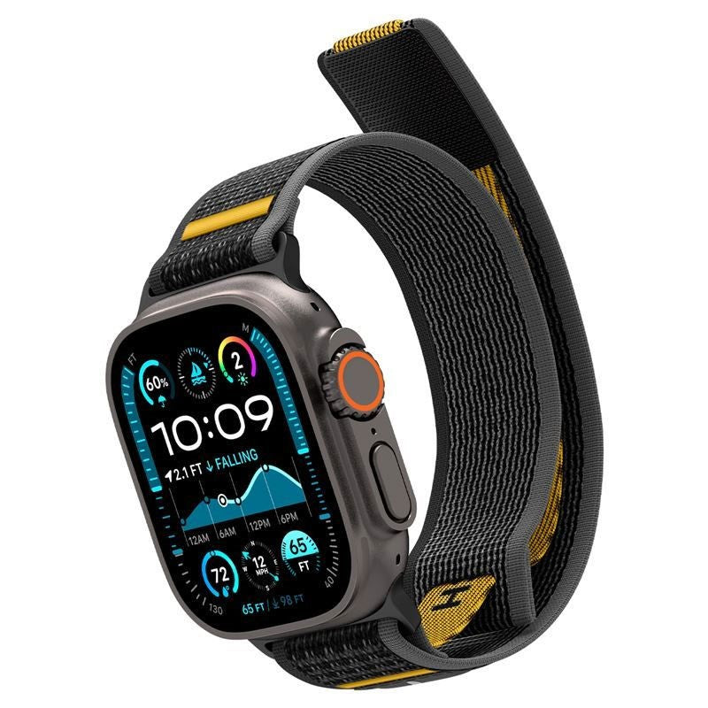 Apple Watch (44/SE/45/46/49mm) Spigen Athlex Air Active Nylon Strap – Black