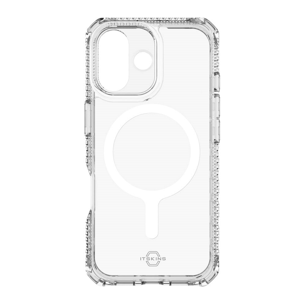 iPhone 17 ITSKINS Hybrid MagClear Case - MagSafe Compatible - Transparent
