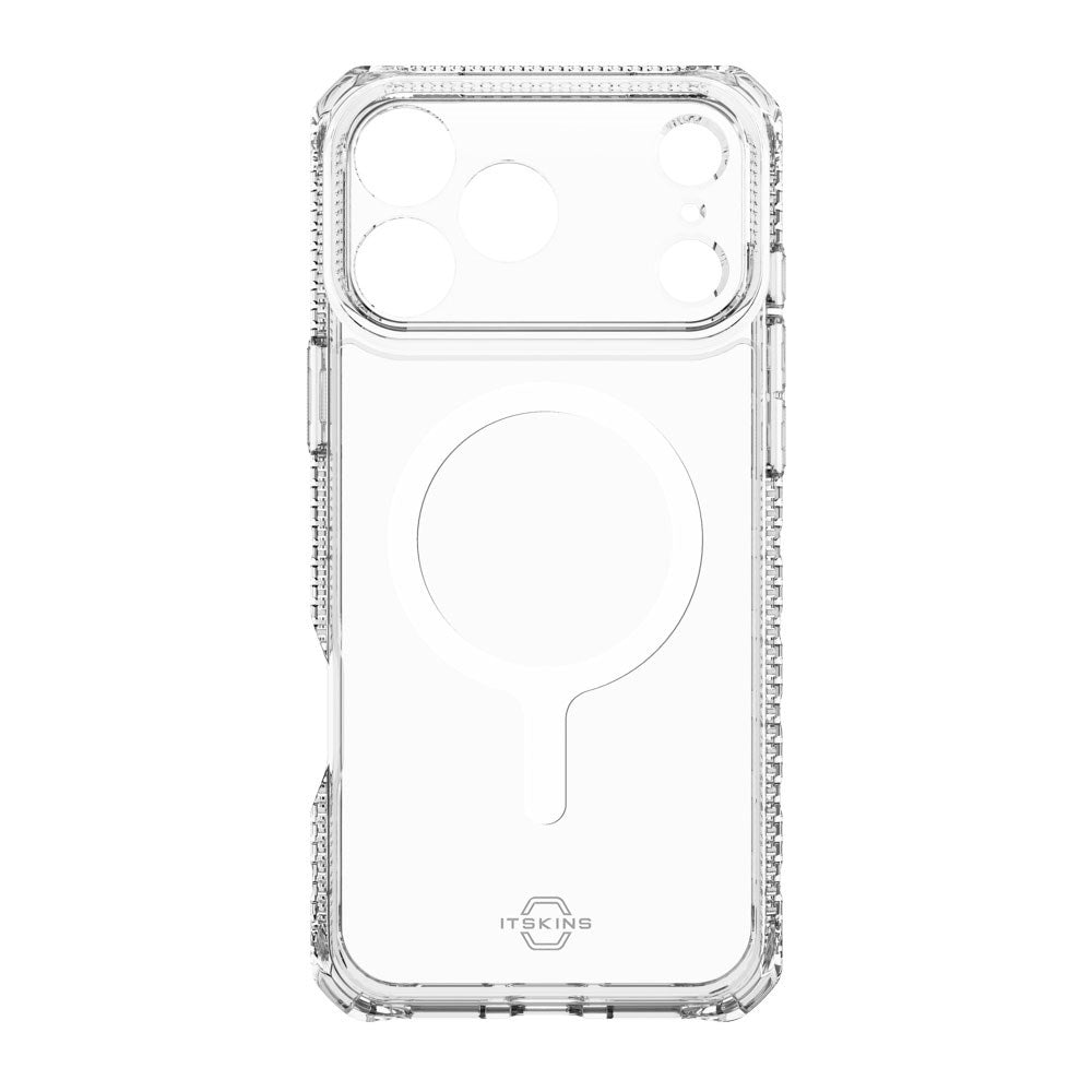 iPhone 17 Pro Max ITSKINS Hybrid MagClear Case - MagSafe Compatible - Transparent