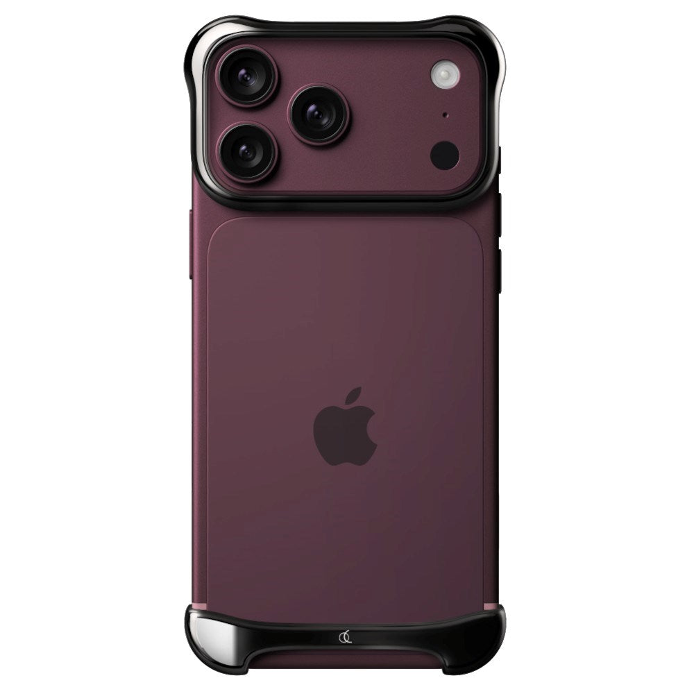 iPhone 18 Pro Max Arc Pulse Titanium Bumper Case - Onyx Black