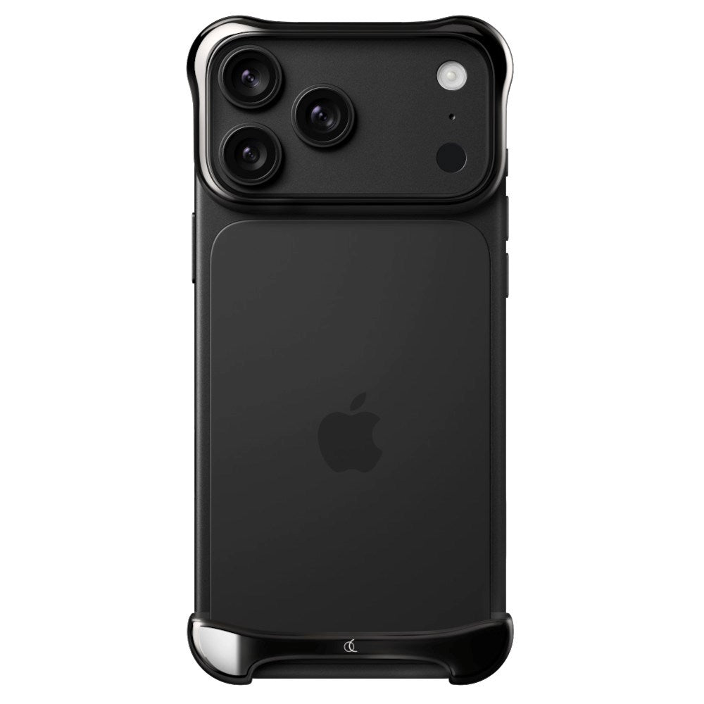 iPhone 18 Pro Arc Pulse Titanium Bumper Case - Onyx Black