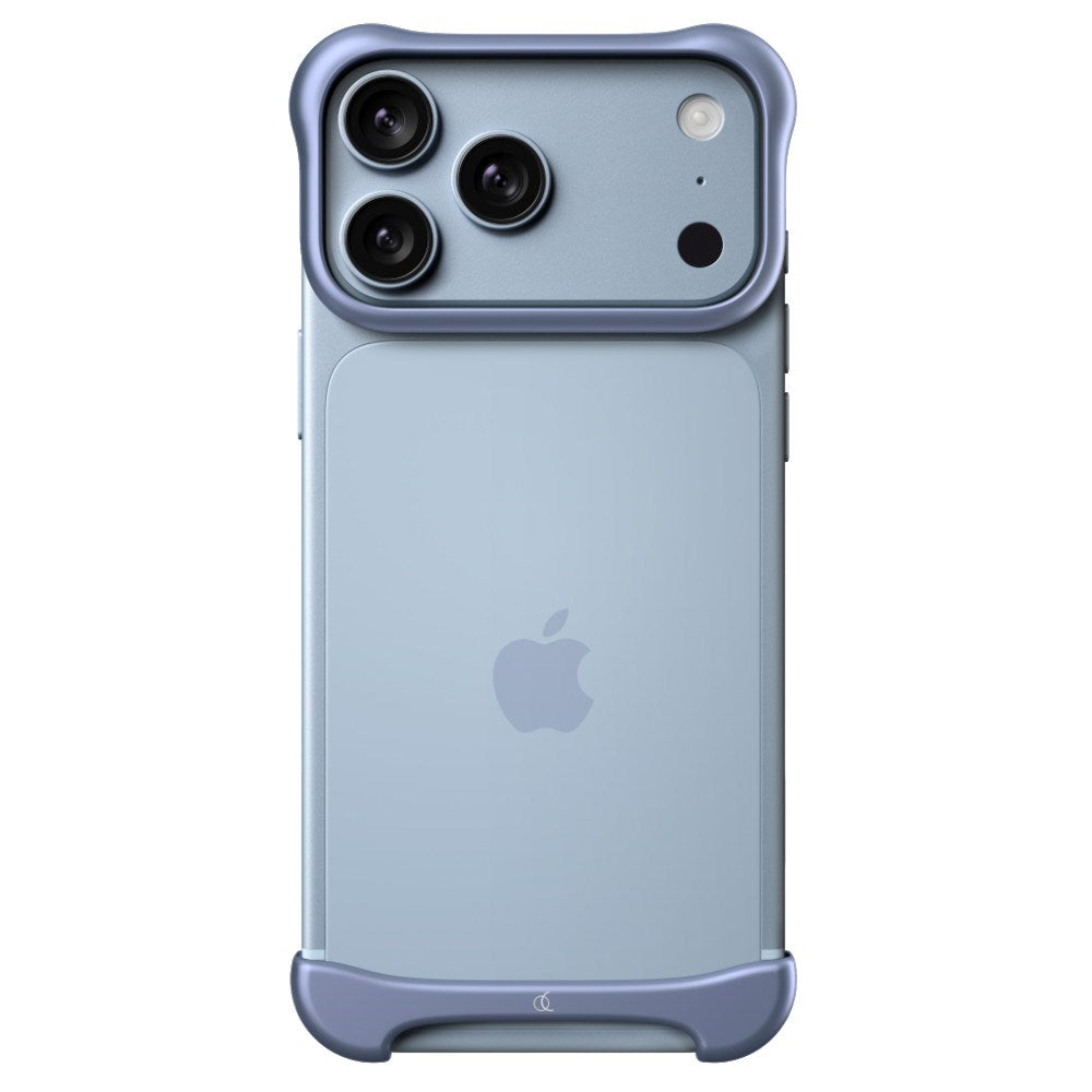 iPhone 18 Pro Max Arc Pulse Aluminum Bumper Case - Matte Light Blue
