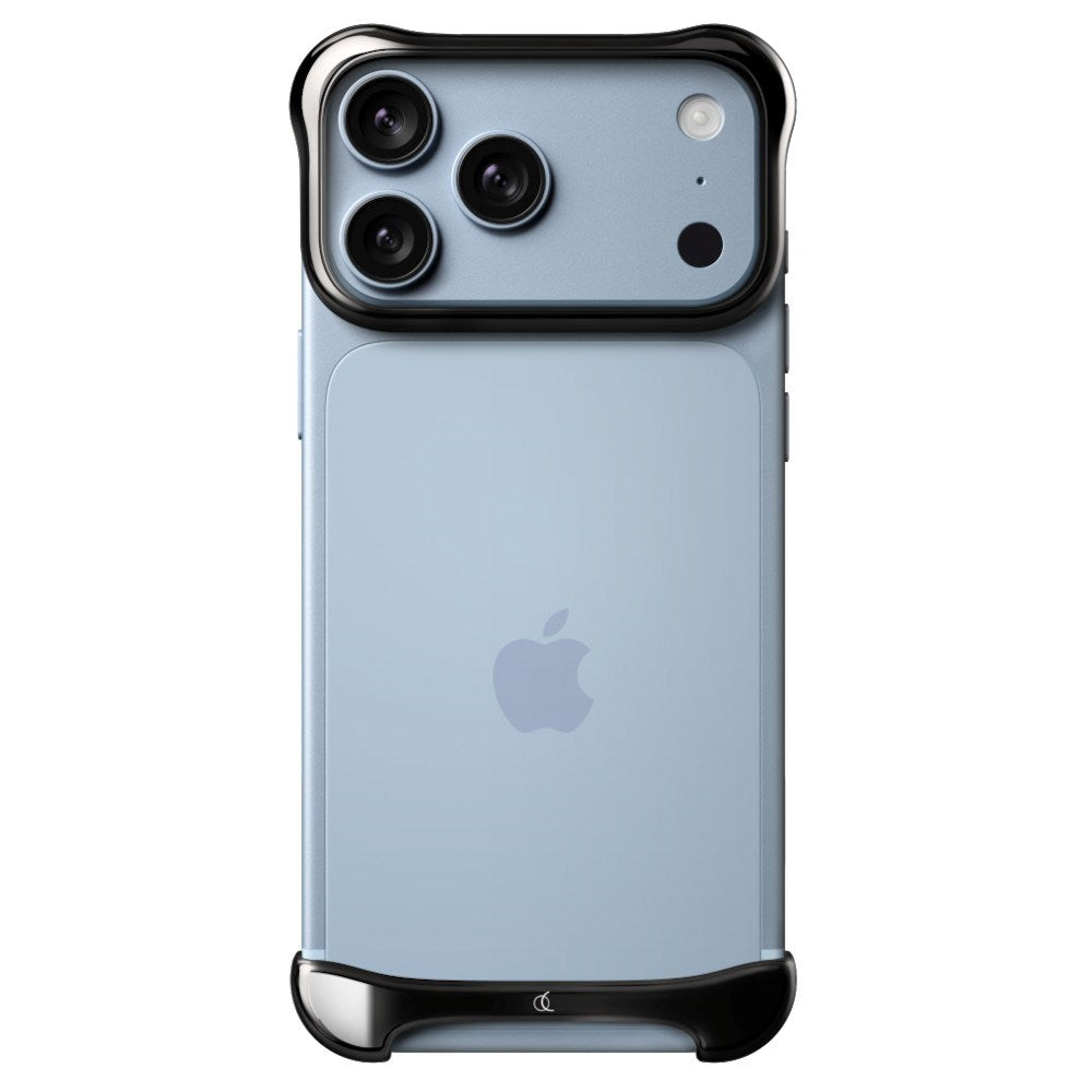 iPhone 18 Pro Arc Pulse Titanium Bumper Case - Onyx Black
