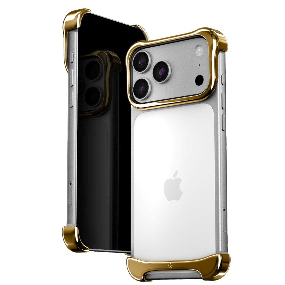 iPhone 18 Pro Max Arc Pulse Aluminum Bumper Case - Gold