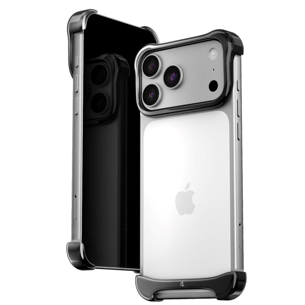 iPhone 18 Pro Max Arc Pulse Aluminum Bumper Case - Graphite