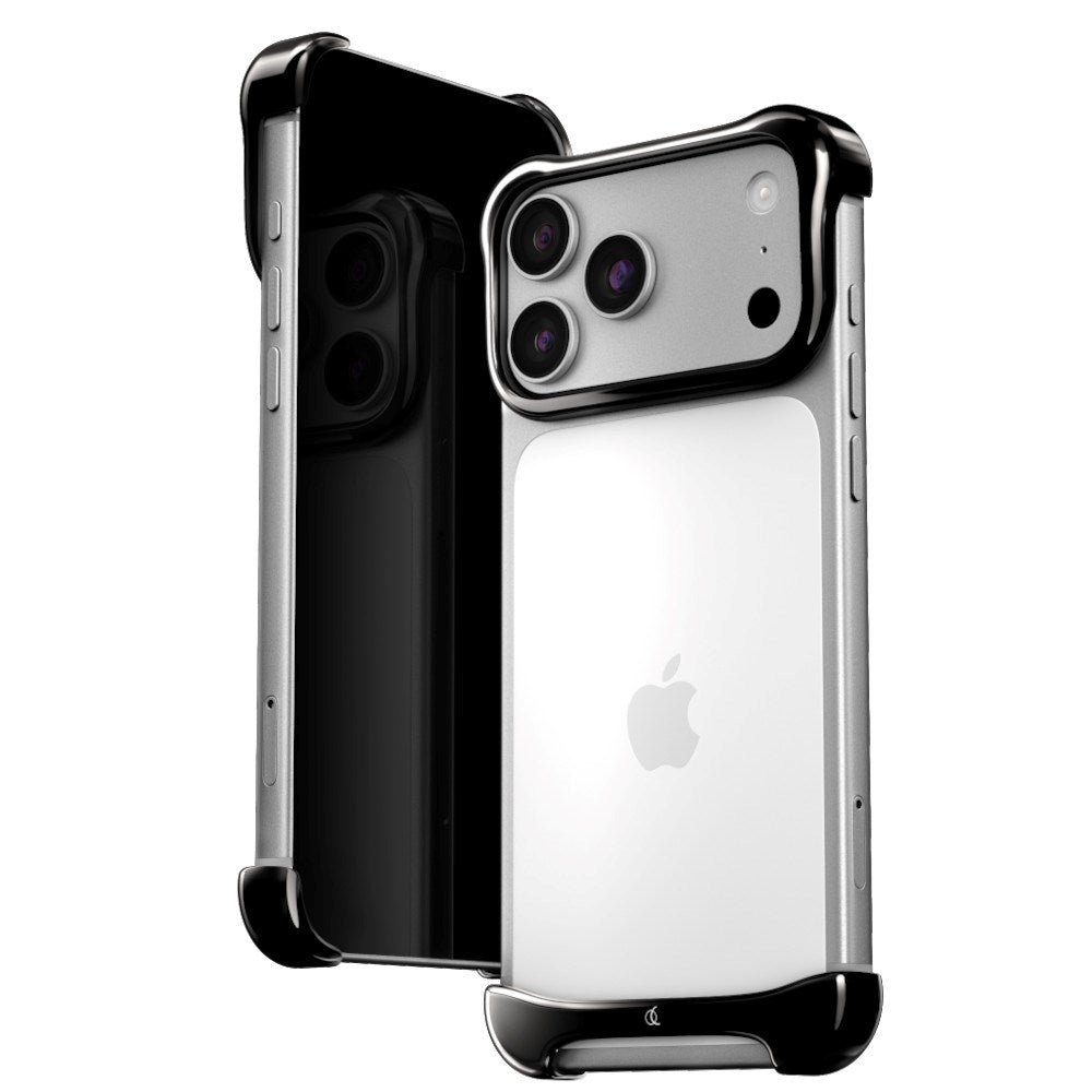 iPhone 18 Pro Arc Pulse Titanium Bumper Case - Onyx Black