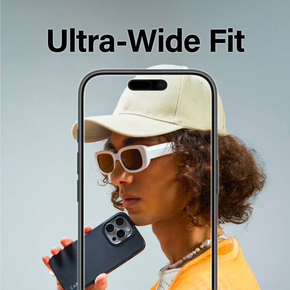 CARE By PanzerGlass iPhone 16 Plus 3-i-1 FLAGSHIP Bundle - Screen Protector (UWF) / Case / Camera Protection - Transparent