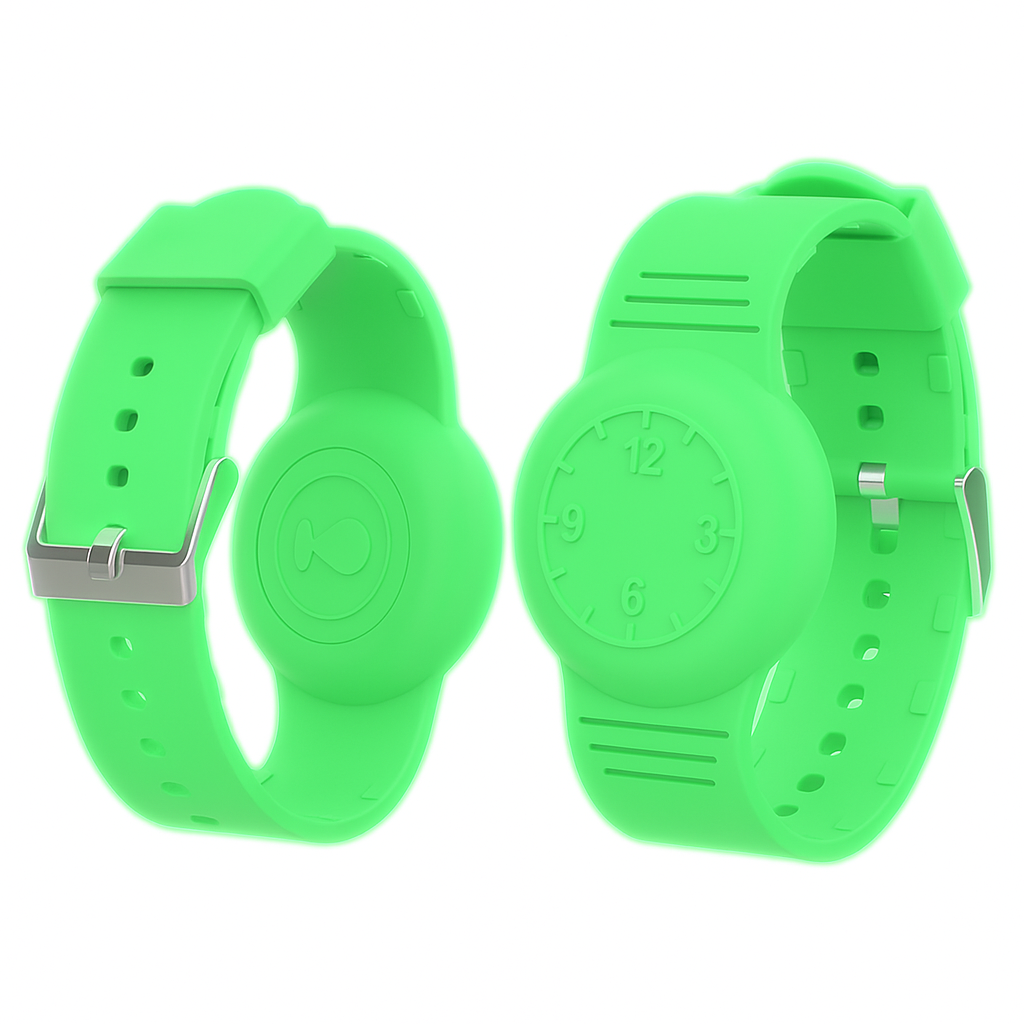 Apple AirTag 1. & 2. Gen. Silicone Strap - Luminous Green