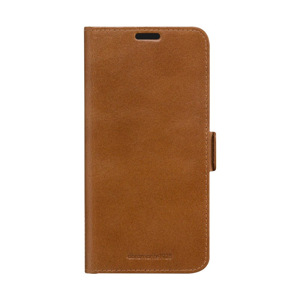 Samsung Galaxy A55 (5G) dbramante1928 Copenhagen Genuine Leather Flip Case with Wallet - Tan