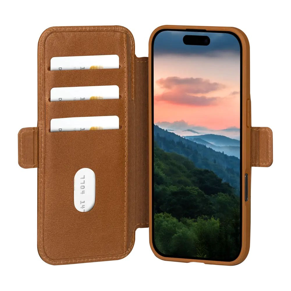 iPhone 17 dbramante1928 Copenhagen Flip Case - Tan
