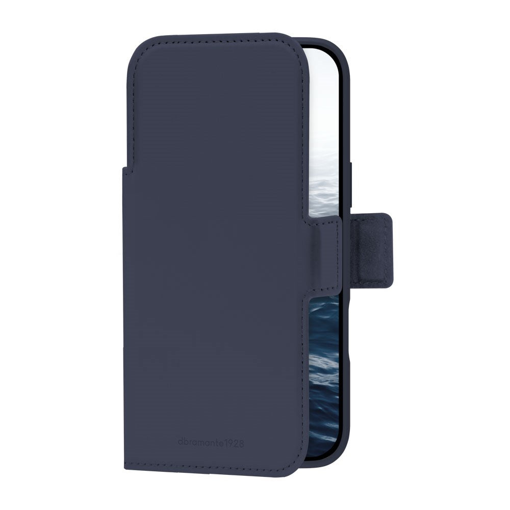 iPhone 18 Pro / 17 Pro dbramante1928 Copenhagen ICON Flip Case - Deep Water