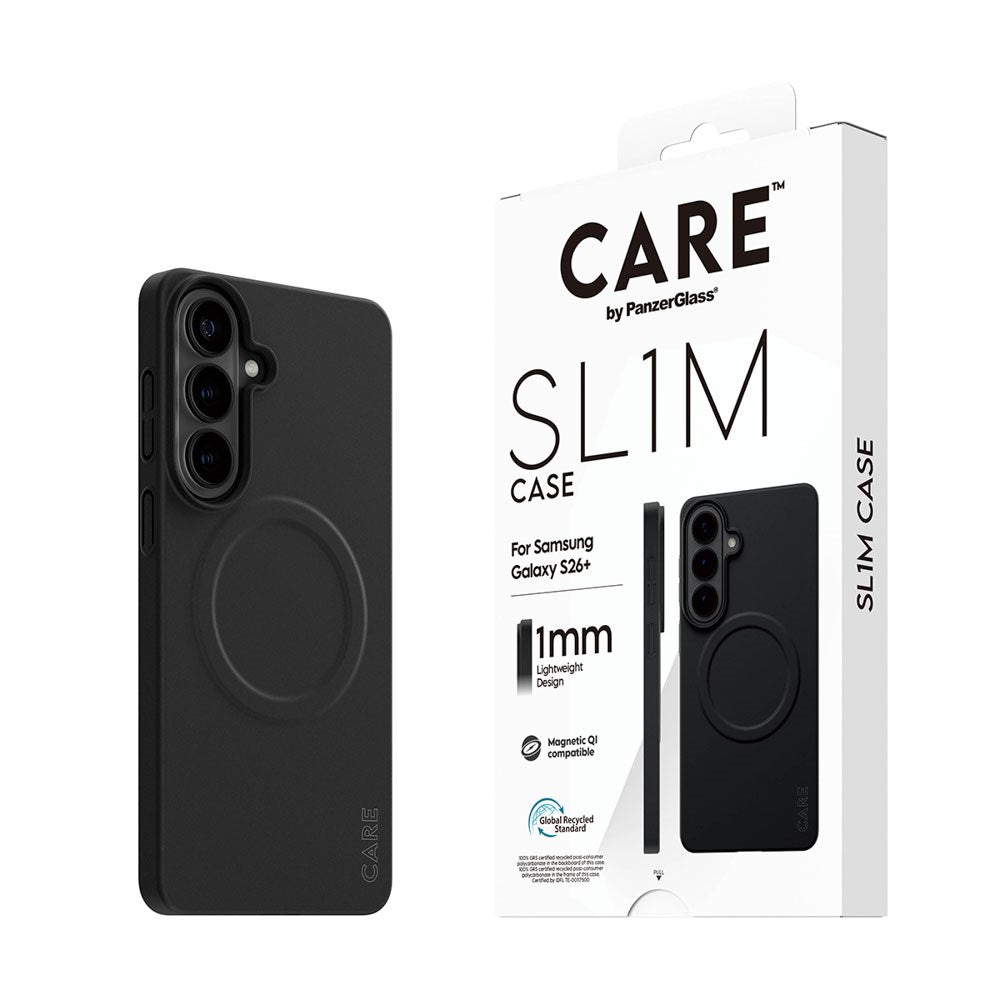 Samsung Galaxy S26+ (Plus) CARE by PanzerGlass SL1M Case - Black