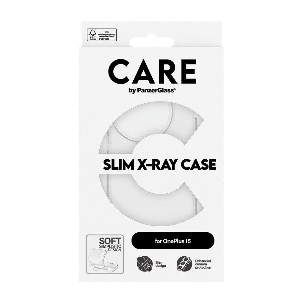 CARE by PanzerGlass OnePlus 15 FASHION X-Ray Soft Basic Case - Transparent