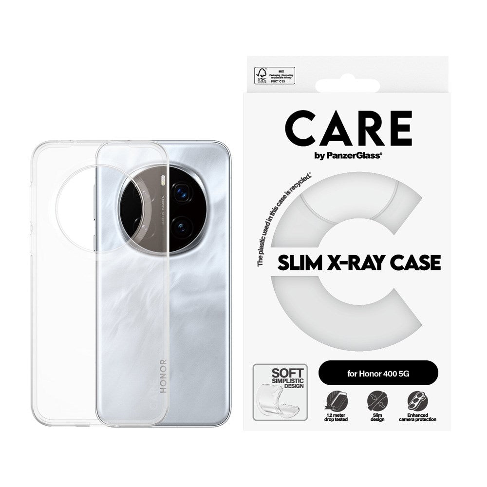 CARE by PanzerGlass Honor 400 Fashionable Transparent X-Ray Soft Basic Case - Transparent