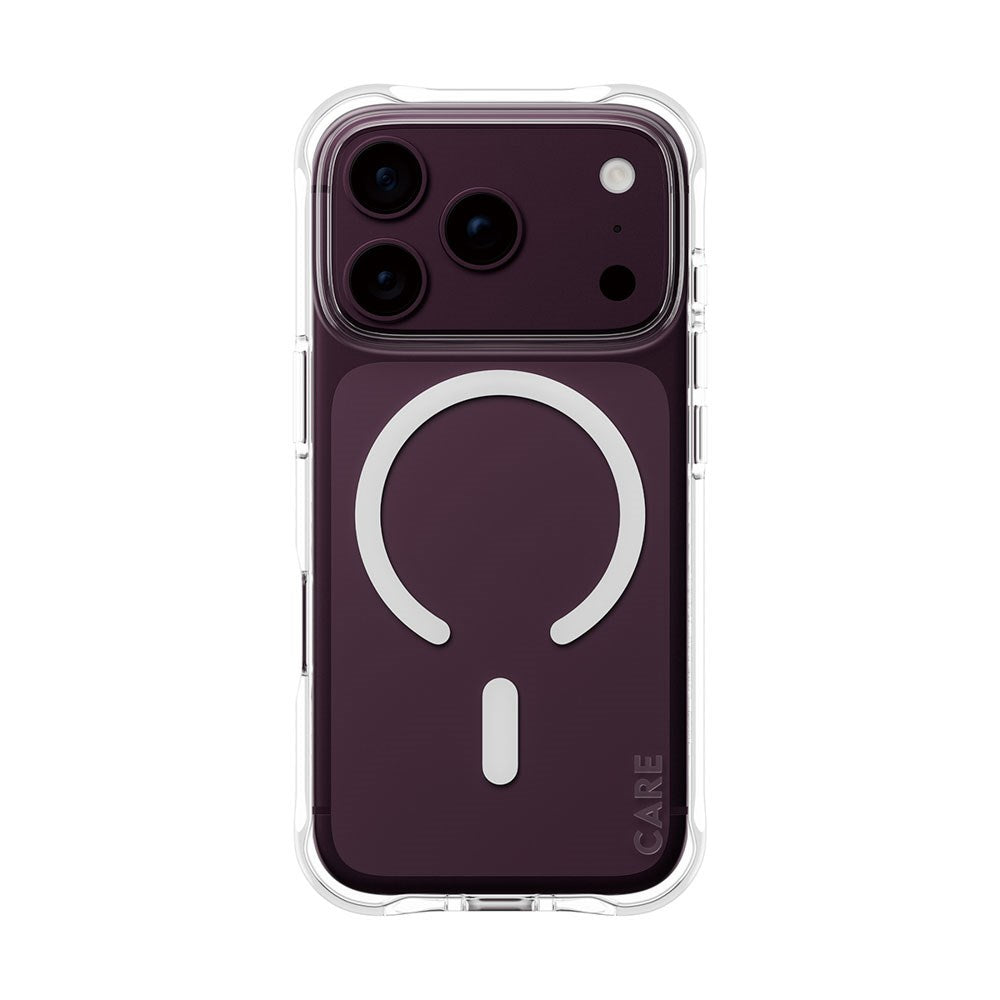 iPhone 18 Pro / 17 Pro CARE by PanzerGlass Fashionable Samba Case - MagSafe Compatible - Transparent