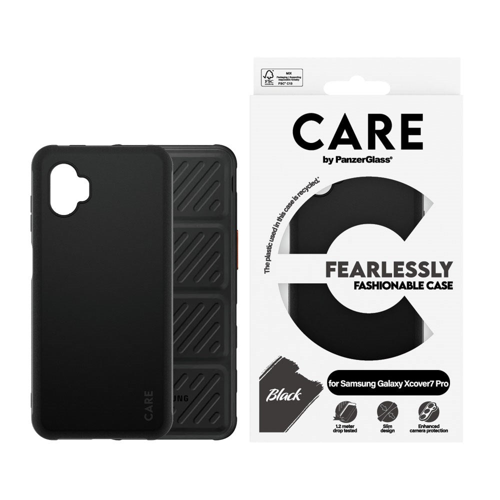 CARE by PanzerGlass Samsung Galaxy Xcover 7 Pro FASHION Fearlessly Fashionable Case - Black