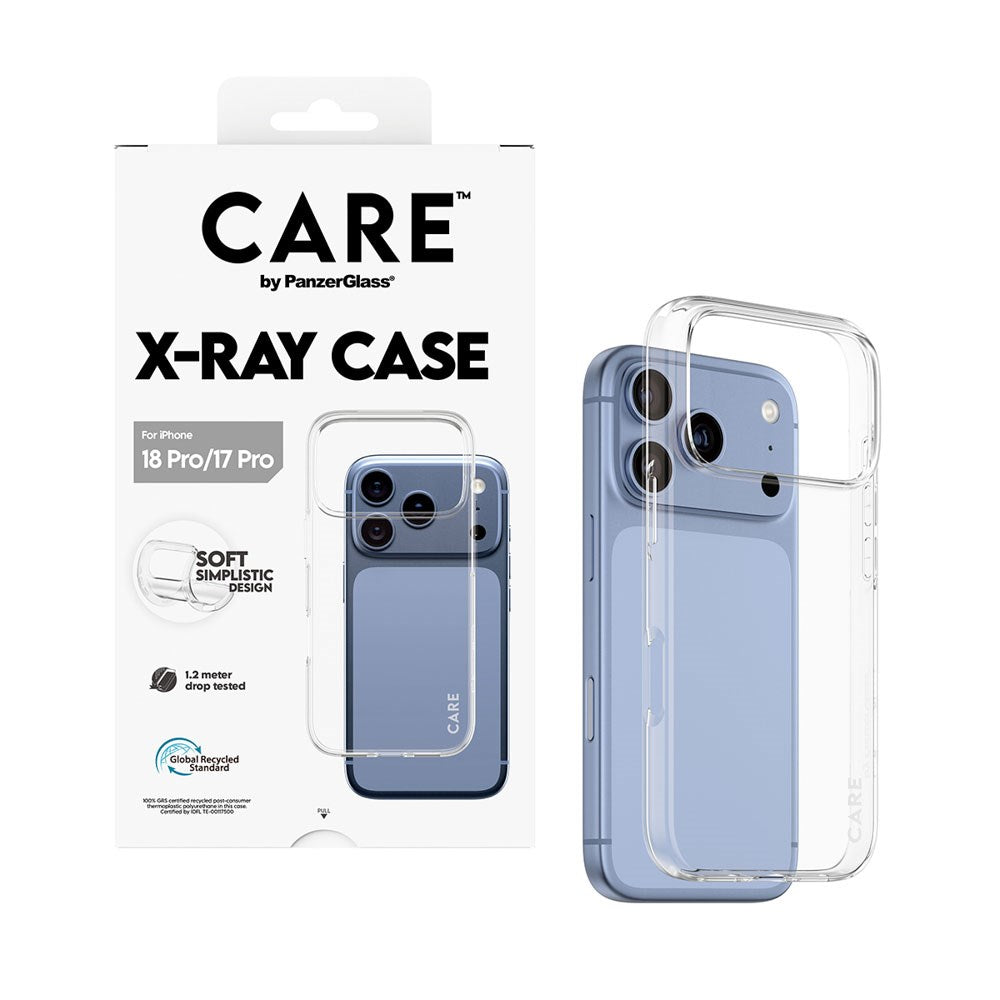 iPhone 18 Pro / 17 Pro CARE by PanzerGlass Fashionable X-Ray Soft Basic Case - Transparent