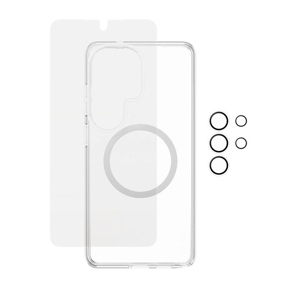 Samsung Galaxy S26 Ultra Urban Combat 3-in-1 Bundle with Case / Screen Protector / Camera Protection - Qi Compatible - Transparent