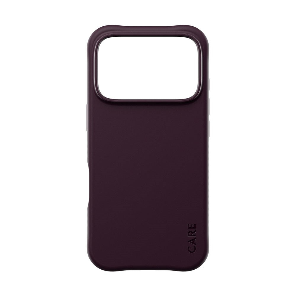 iPhone 18 Pro / 17 Pro CARE by PanzerGlass Fashionable Samba Case - MagSafe Compatible - Dark Cherry