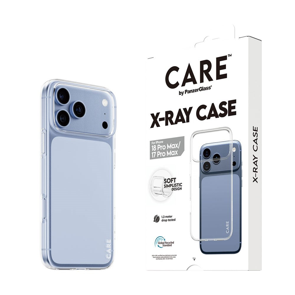 iPhone 18 Pro Max / 17 Pro Max CARE by PanzerGlass Fashionable X-Ray Soft Basic Case - Transparent