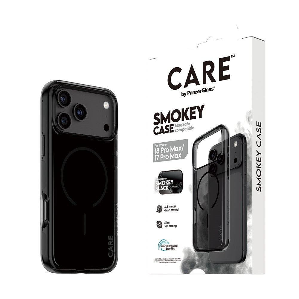 iPhone 18 Pro Max / 17 Pro Max CARE by PanzerGlass FLAGSHIP Urban Explorer Case - MagSafe Compatible - Smokey Black