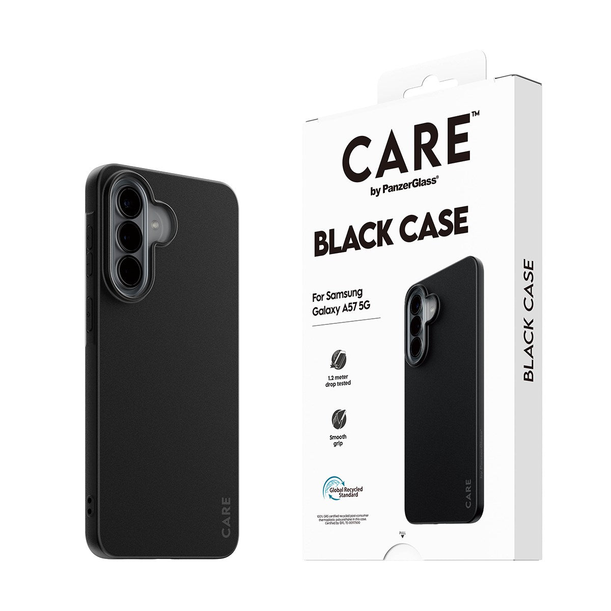 Samsung Galaxy A57 CARE by PanzerGlass Fearlessly Fashionable Case - Black
