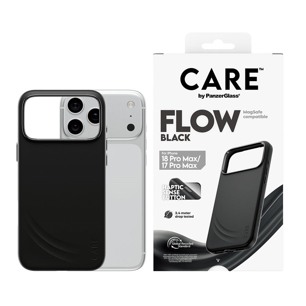iPhone 18 Pro Max / 17 Pro Max CARE by PanzerGlass Feature Flow Case - MagSafe Compatible - Black