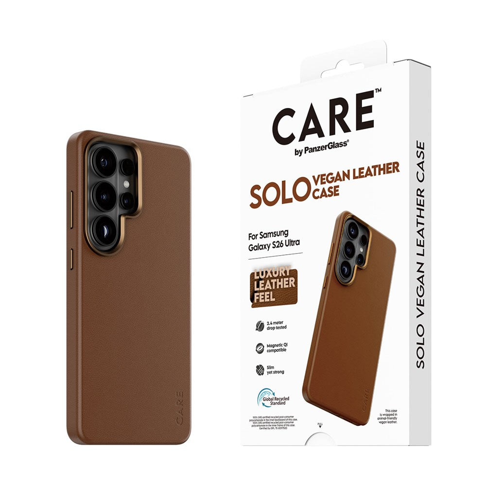 Samsung Galaxy S26 Ultra CARE by PanzerGlass SOLO Case - Brown