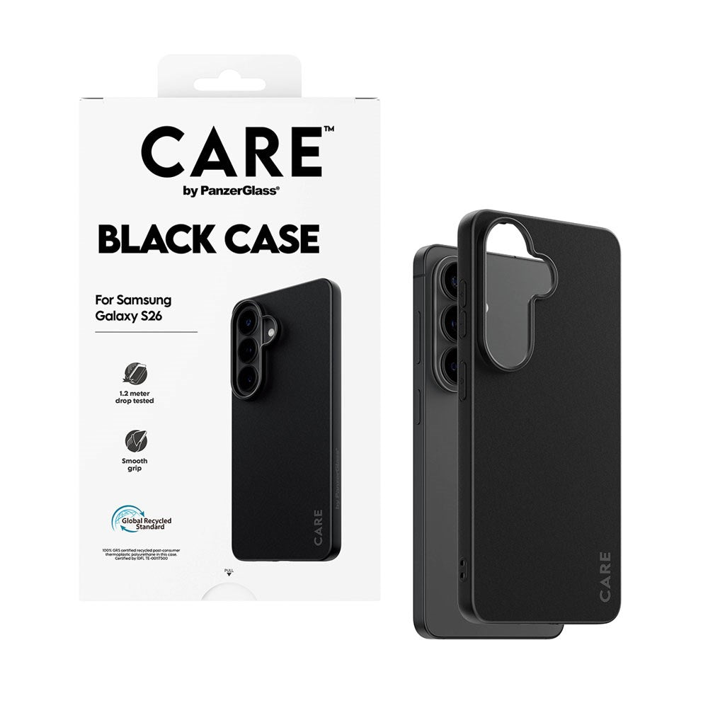Samsung Galaxy S26 CARE by PanzerGlass Fearlessly Fashionable Case - Black