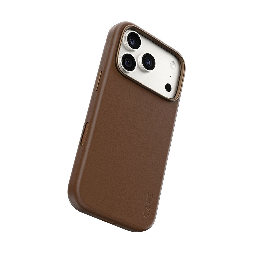 iPhone 18 Pro / 17 Pro CARE by PanzerGlass SOLO Case - MagSafe Compatible - Brown