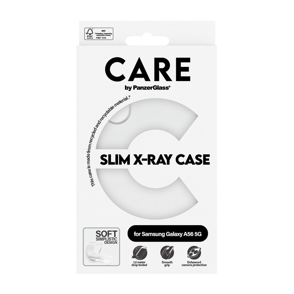 CARE by PanzerGlass Samsung Galaxy A56 (5G) FASHION X-Ray Soft Basic Case - Transparent