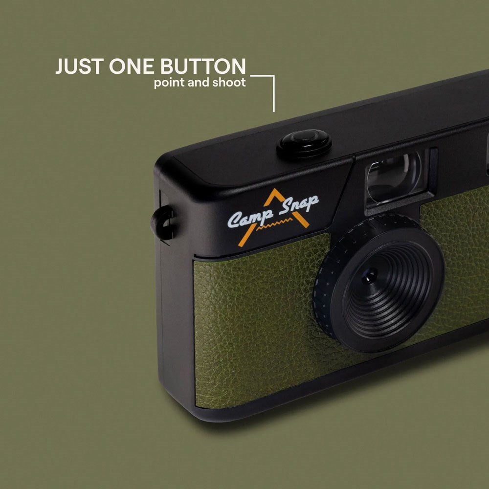 Camp Snap Screenless Digital Camera - 8 Megapixels - Rechargeable - Forest Green