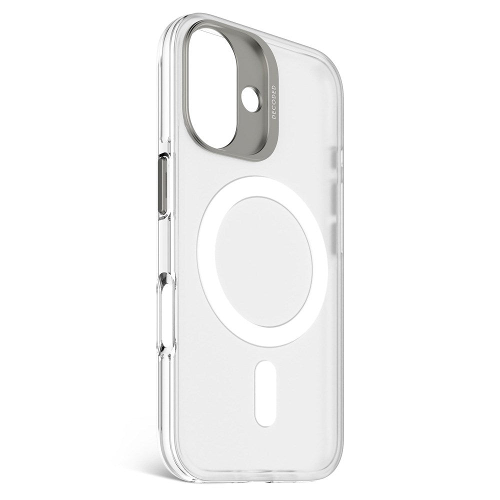 Decoded iPhone 16 Clear Case - 100% Recycled Plastic - MagSafe Compatible - Transparent / Matte