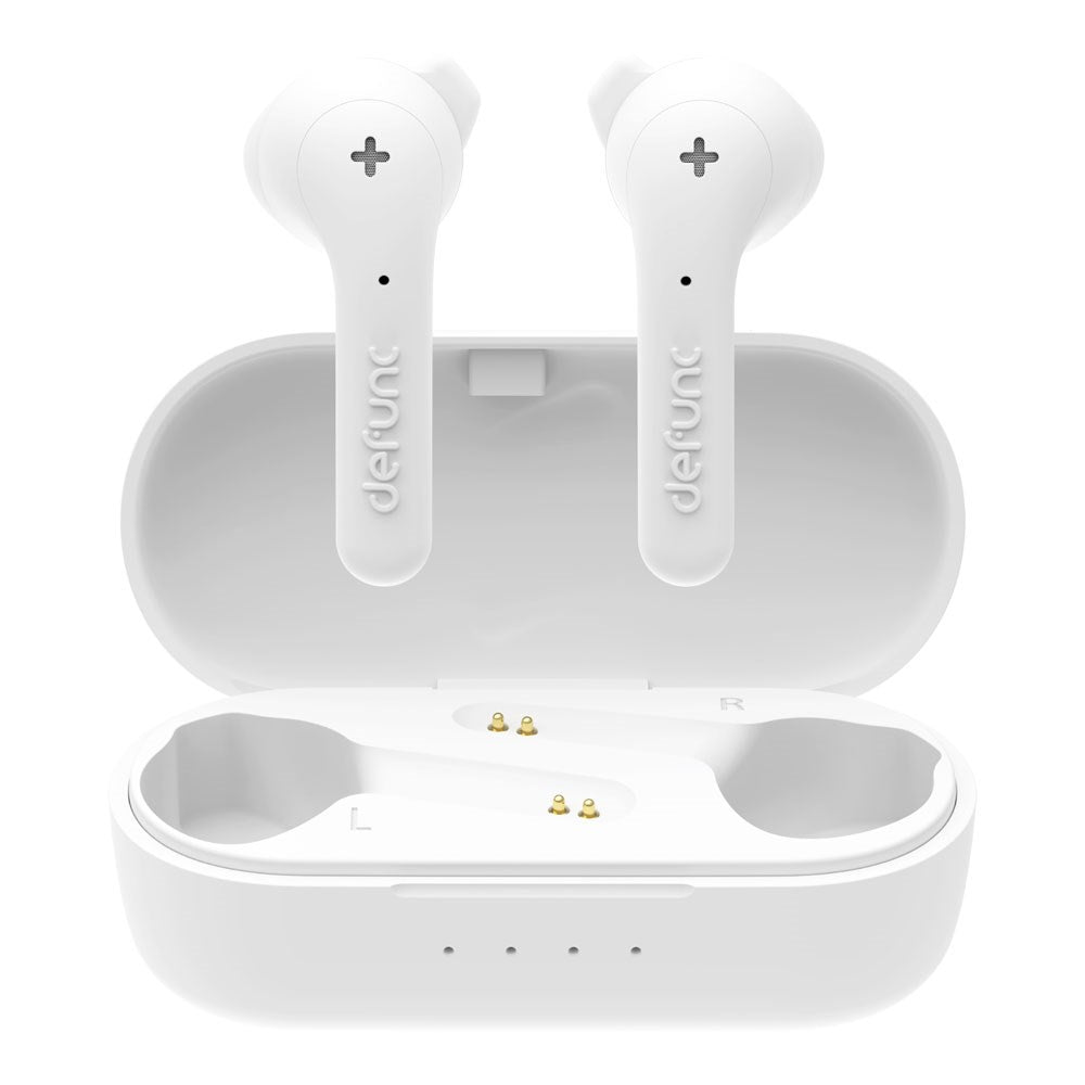 Defunc True Music Hybrid Wireless Headphones - In-Ear - White