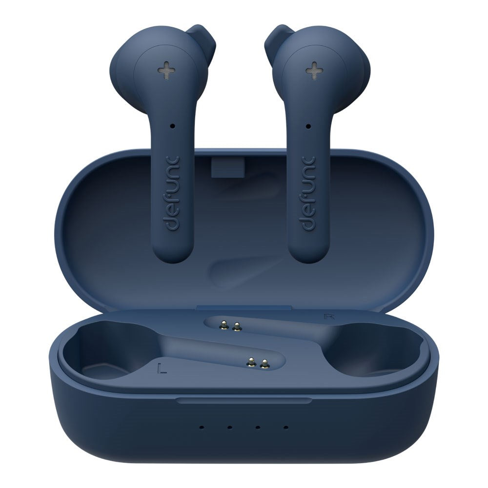 Defunc True Music Hybrid Wireless Headphones - In-Ear - Blue