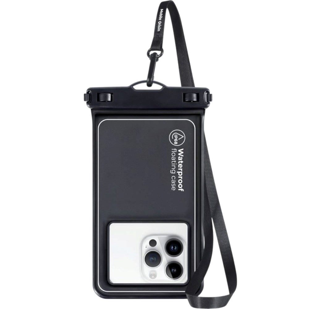 Universal Waterproof Case Pouch Mobile Origin - Black / Transparent (Max. Phone: 6.5")