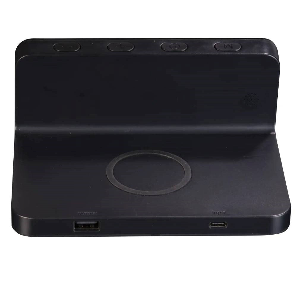 Denver ECQ-103MK2 Alarm Clock with Wireless Charger - Black