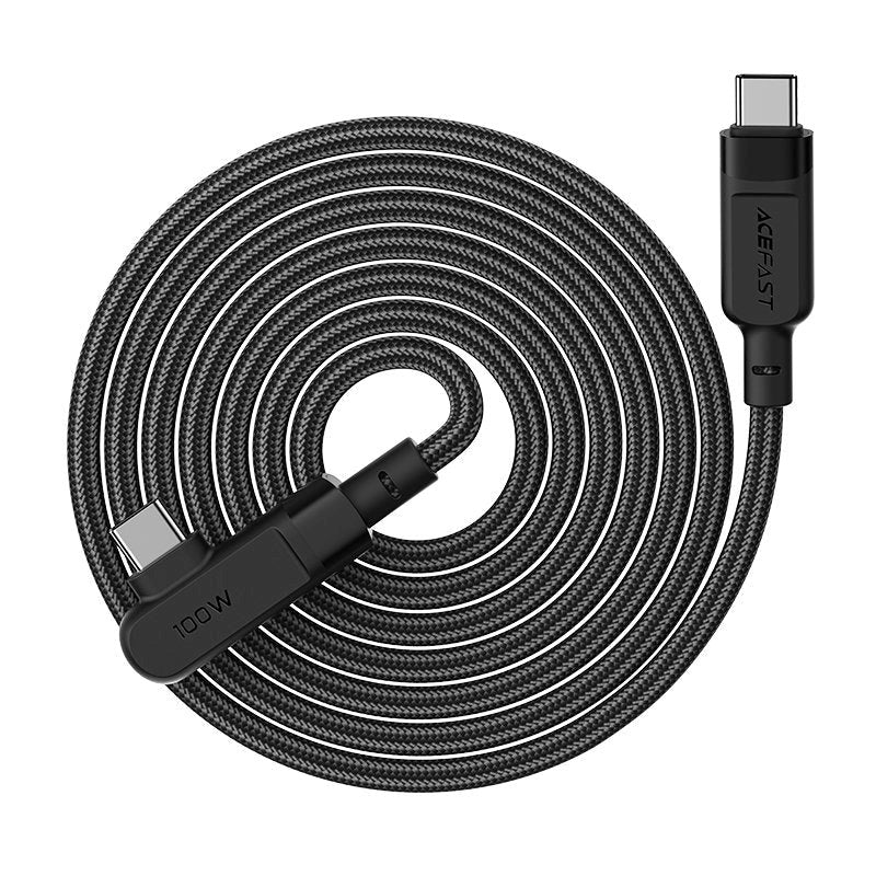 Acefast Angeled Cable (PD) USB-C For USB-C 2m 100W - Black
